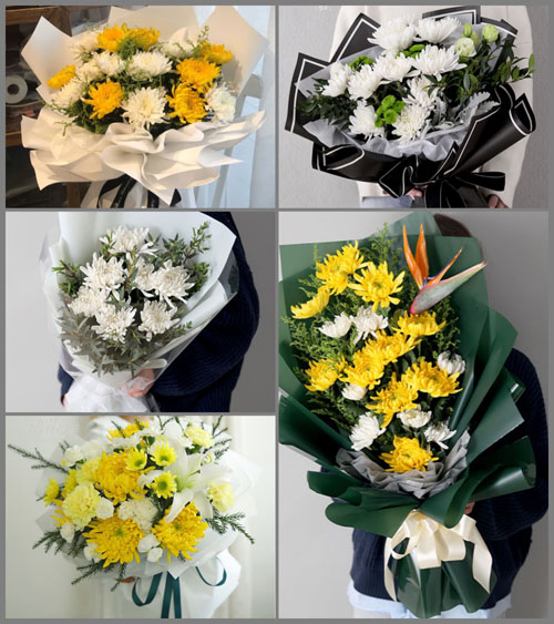 福建莆田秀屿区笏石镇白事花束代送